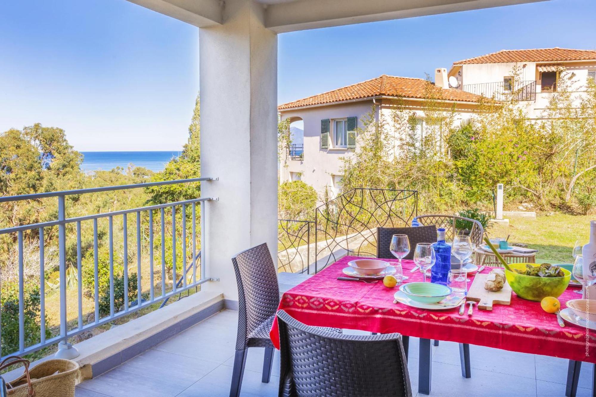 Appartement Vue Mer Fromontica Saint-Florent  Exterior foto