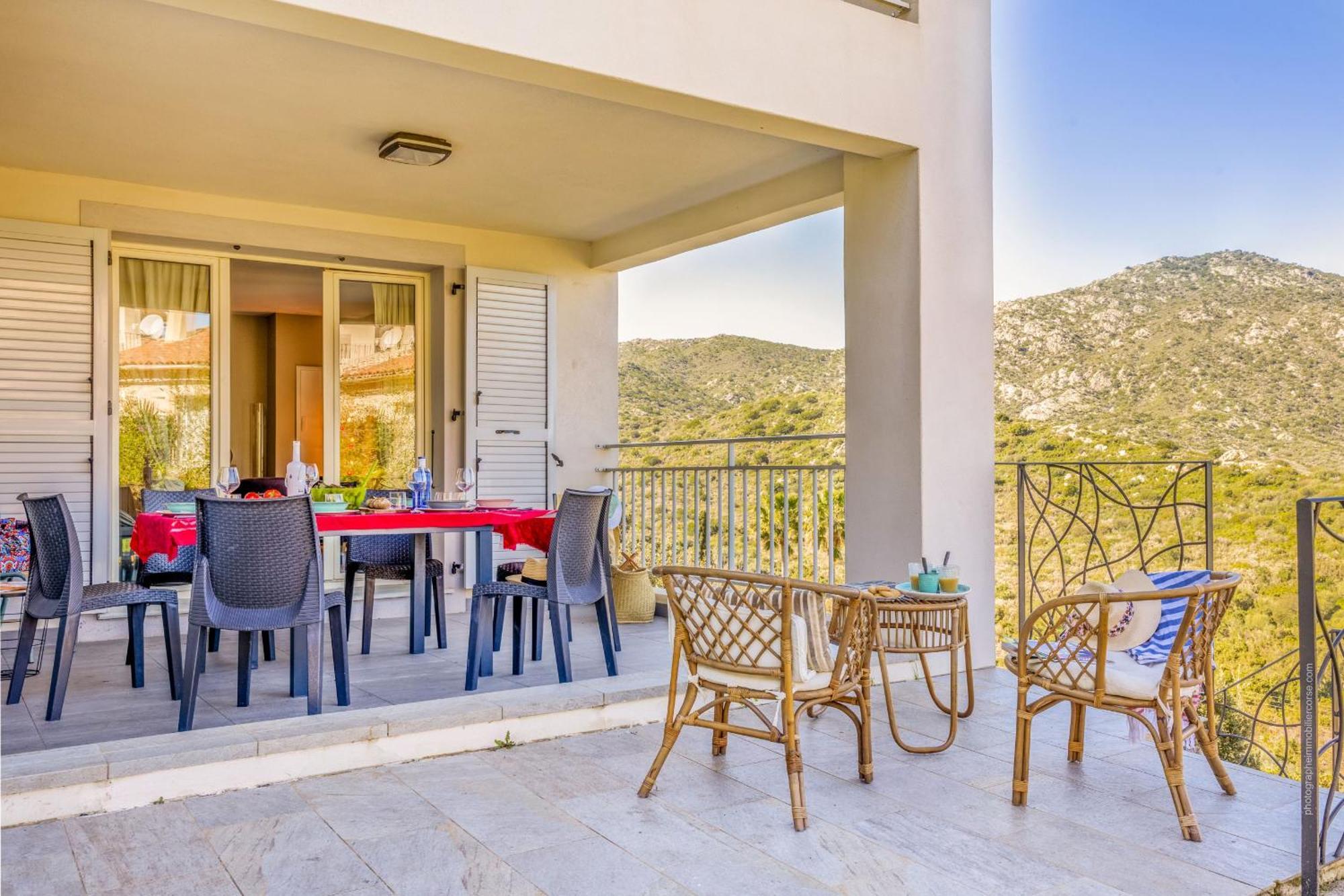Appartement Vue Mer Fromontica Saint-Florent  Exterior foto