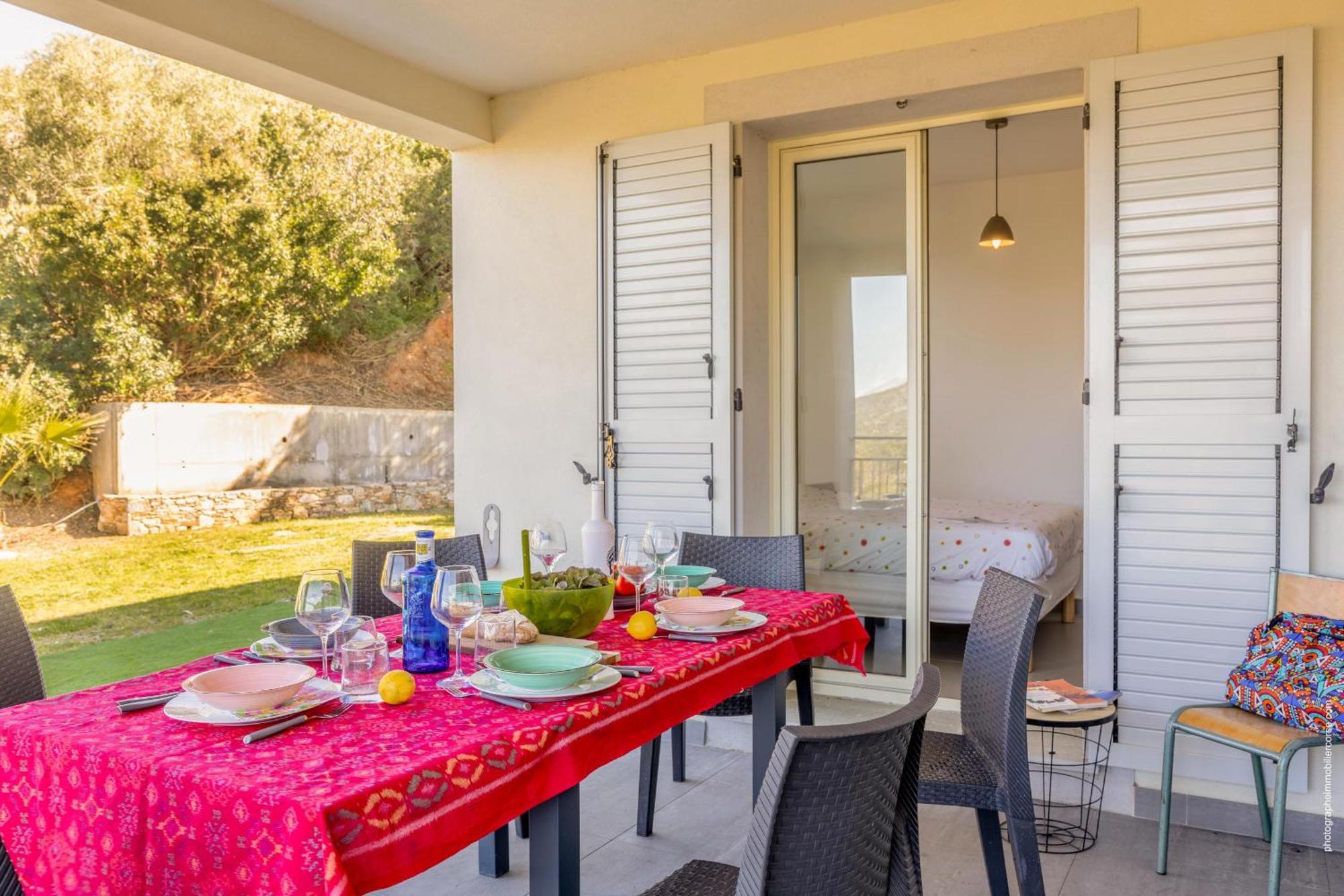 Appartement Vue Mer Fromontica Saint-Florent  Exterior foto